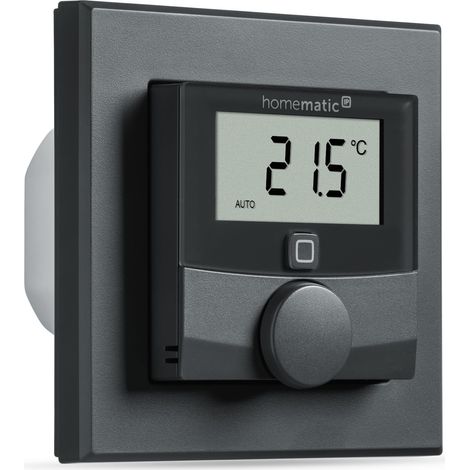 Homematic-ip Termostato inteligente antracita moderno LCD