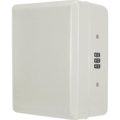 Armoire à Clés à Code Murale en Tôle de Fer Blanche, Grosse Capacité, Installation Polyvalente, Résistante Sabotage, pour Bureaux et Ateliers Automobiles (1/5)