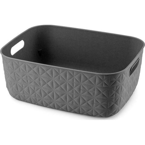 Curver Softex Caja de almacenaje de plástico reciclado neutra