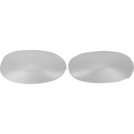 Lot de 2 coussinets d'épaules en silicone souple auto-adhésifs, antidérapants, réutilisables et transparents.