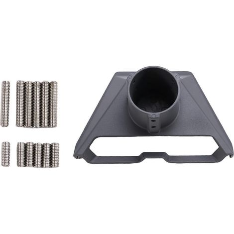 Montagekit für Starlink Gen 3-Stangenadapter aus Aluminiumlegierung. Einfach zu installierender Rohradapter, schwarz. (1/5)