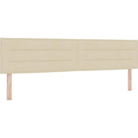 Maison Exclusive - Testiera Crema 200 cm Tessuto