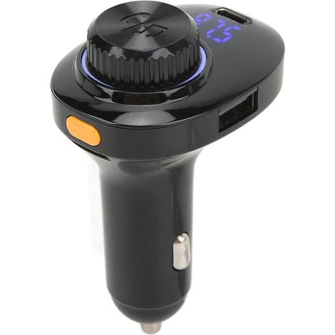 Bluetooth 5.0 FM-Transmitter (87,5–108,0 MHz), Musikadapter, PD 3.0, QC 3.0 Schnellladegerät, USB-C-Anschluss