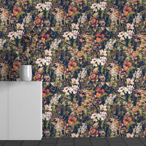 Papier peint panoramique - Motif Fleurs - 325 cm x 203 cm (1/3)