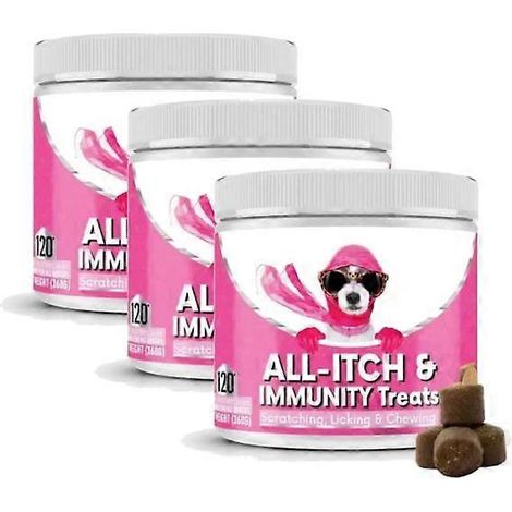Friandises NutriPaw All-Itch pour chiens : apaisent les démangeaisons des pattes, des yeux, des oreilles et de la peau. (1/4)