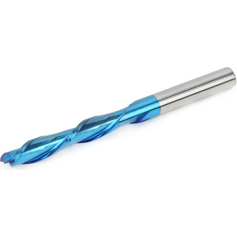 5-teiliger Hartmetall-Fräser in 3 Größen, Flachschnitt 3,175 x 3,175 x 8 x 40 mm, CNC-Fräswerkzeug, 3-schneidiger geschliffener Fräser, gehärteter Stahl, Präzisionsanwendung. (1/5)