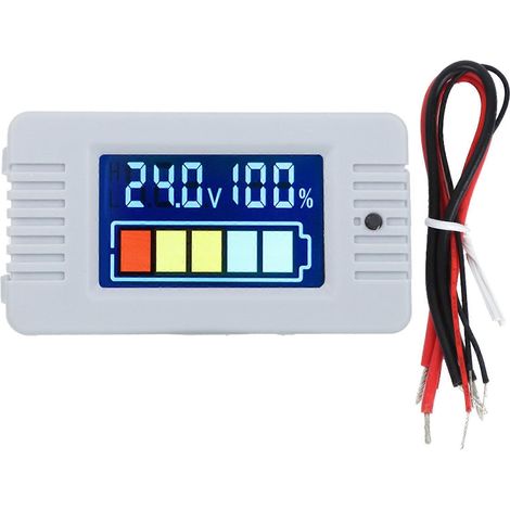 0-100V Batteriekapazitätstester, digitales Voltmeter mit LCD-Anzeige und Ladezustandsanzeige, Spannungsmesser für Batterien (1/5)