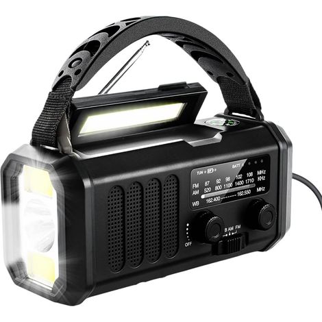 Radio Météo d'urgence pour Le Camping en Plein Air 20000mah Crank (1/5)