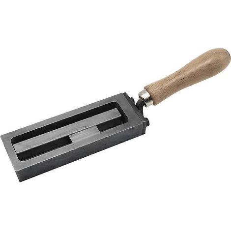 Moules de fonderie en fer pour lingots, outil de fusion des métaux, outil de fusion de l'or et de l'argent, outil de forge professionnel de 10 cm (4 pouces). (1/5)