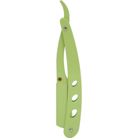 Tondeuse à barbe manuelle pour homme, porte-lame pliable et réutilisable, poignée de sécurité pour salon de coiffure à domicile (1/5)