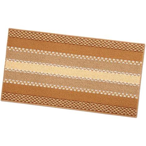 Tappeto Cucina 'Gemma' Cm 57 X 190 - Beige Arrotolato