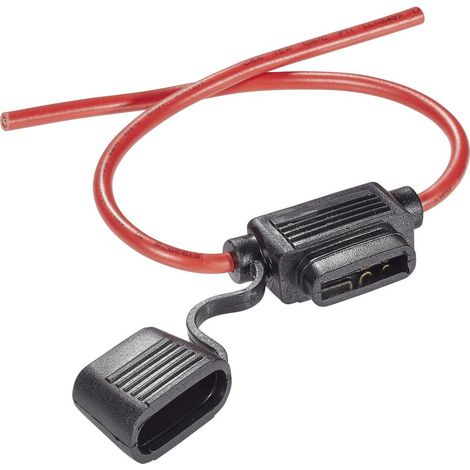 TRU COMPONENTS Porte-fusible plat pour voiture fusible plat standard 30 A 3.3 mm² 1 pc(s) S154632
