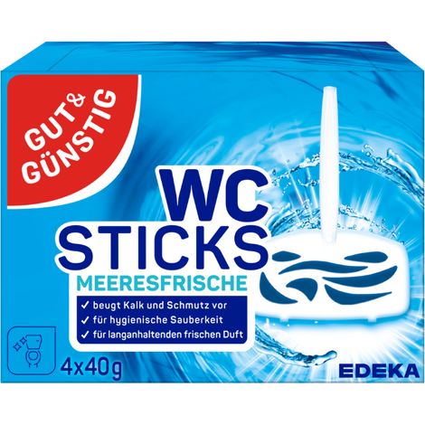 G&G WC Sticks, support pour fruits de mer, 4 x 40 g