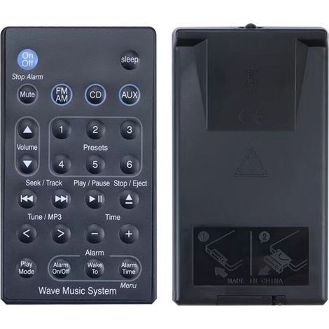 Neue Ersatzfernbedienung für die Soundbar, kompatibel mit dem Bose Wave Music System AWRCC1 AWRCC2 Radio/CD-System (1/4)
