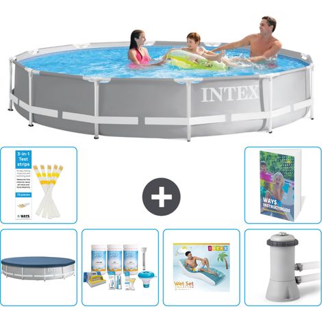 Intex Piscine Prism Frame Ronde - 366x76 cm - 7-pièces  S172