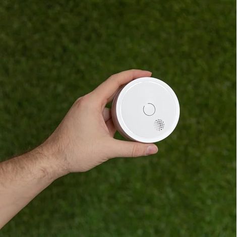Smoke Alarm - Smoke Detector, Fire Alarm Sound and Light, Battery 5 Years (1/2)