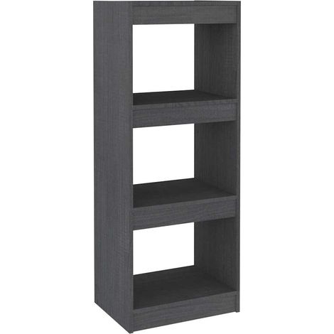 Maison Exclusive - Bücherregal/Raumteiler Grau 40x30x103,5 cm Mas (1/5)