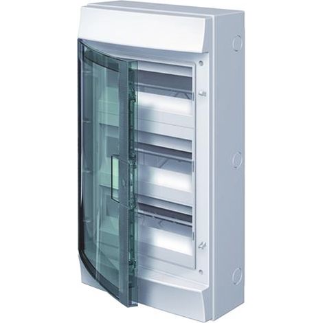 Tableau électrique ABB, en Plastique, 36 Modules, 125A IP65, 435 x 320 x 155mm, série Mistral65 ( Prix pour 1 ) (1/2)