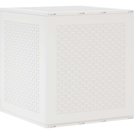 Storage Box with Storage White 55 x 53 x 57 cm Polypropylene vidaXL