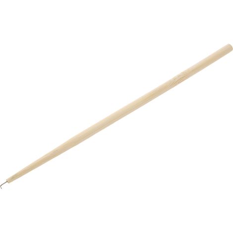 Lot de 2 Aiguilles à crochet pour cheveux, manche en bois, pour perruques dentelle, faux barbe, réparation et tissage (1/5)