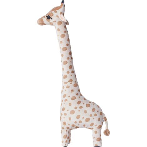 Nouveau coussin/oreiller en peluche girafe mignon de style nordique pour dormir, peut atteindre une hauteur de 45 cm. (1/5)