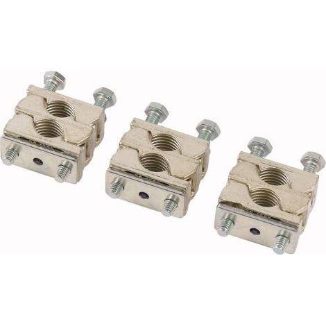 Borne prismatique double sectionneurs pour fusibles à couteaux 2 x 70 95 mm² 000183010 EATON XNH1 X2PRC