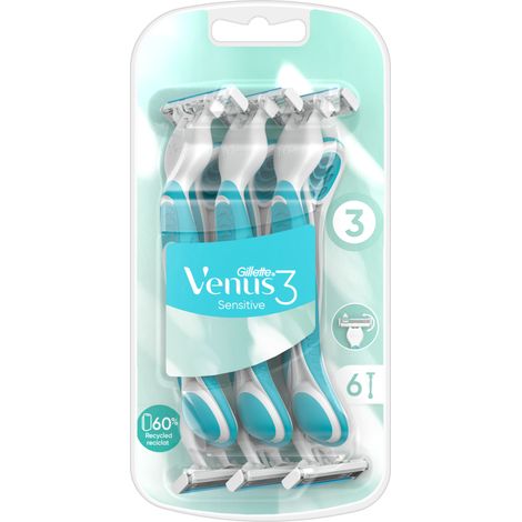 Gillette - jednorazova holitka venus 3 sensitive 3 ks 60ks (1/2)