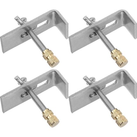 Clips de fixation pour lavabo encastré, supports pour lavabo sous plan, installation dans une salle de bain, dimensions : 4,70 x 1,90 x 1,70 cm, lot de 1 (1/5)