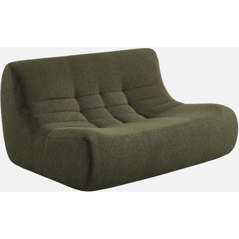 Poltrona bouclé testurizzata, 2 posti
