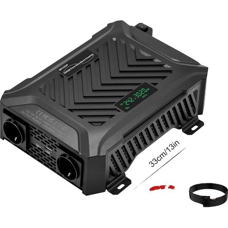 Onduleur, Entrée à Double Tension, Design Portable, 12V1500W à 24V3000W (1/2)