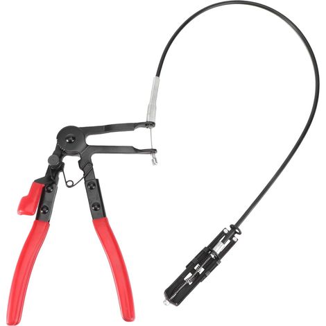 Pince à Collier de Serrage Flexible 18-55mm en Plastique et Métal Poignée Antidérapante pour Retrait Facile de Durites D'eau Gaz (1/5)