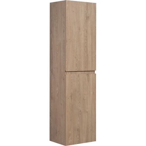 Meuble de Salle de Bain Angela 40 x 35 x 170 cm - Chêne Châtaign (1/5)