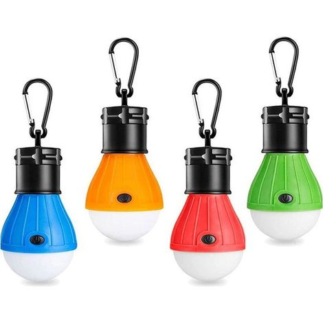 Lamps of camping - Lamps LED - Lighting of emergency - Portable - Ideal for the camping, outdoors and the fishing - Set of 4 (1/5)