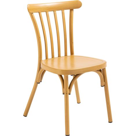 Chaise de terrasse en aluminium bois (1/5)
