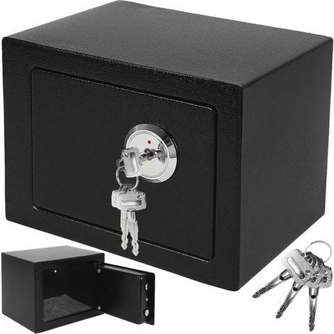 Importdistrib Caja fuerte de llaves S8800 negra 23x17x17 cm (1/5)