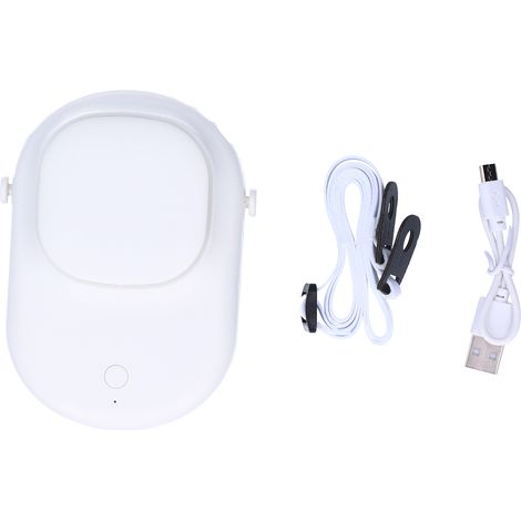 Ventilateur de Poche Silencieux Portable pour Maison, Bureau et Extérieur - Blanc (1/5)