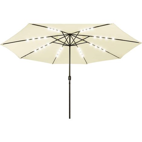Maison Exclusive - Sonnenschirm mit LED-Beleuchtung 400 cm Sandwe (1/5)