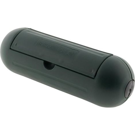 IP54 Garden Extension Socket - Green (1/4)