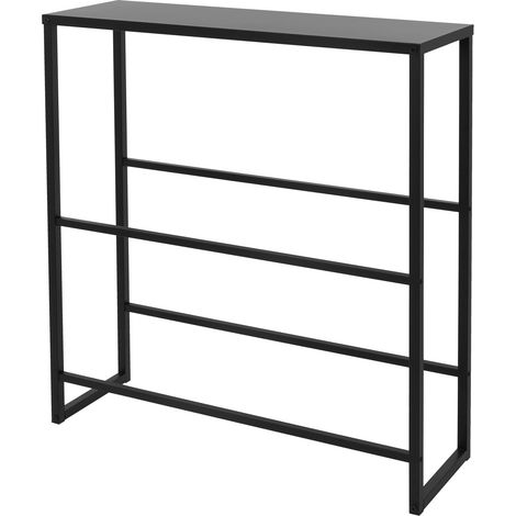 ML-Design Scaffale per 6-8 Casse con Ripiano 100x32x108,5 cm in Acciaio Portacasse per Acqua Porta Scatole di Bibite per Cucina Cantinetta Portabottiglie per Garage Scaffali a Ripiani per Cantina