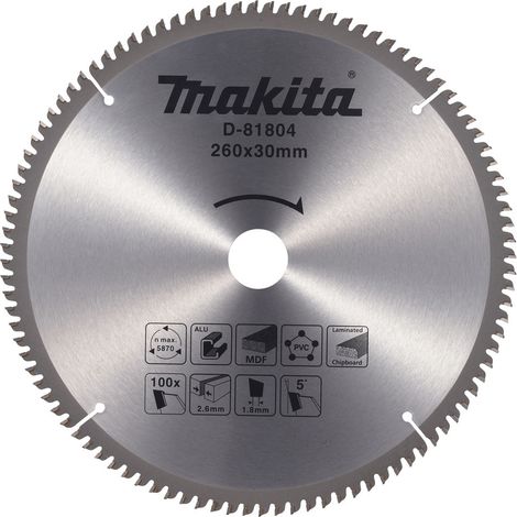 LAME TCT 260/30/60 MULTI APP MAKITA D-81804