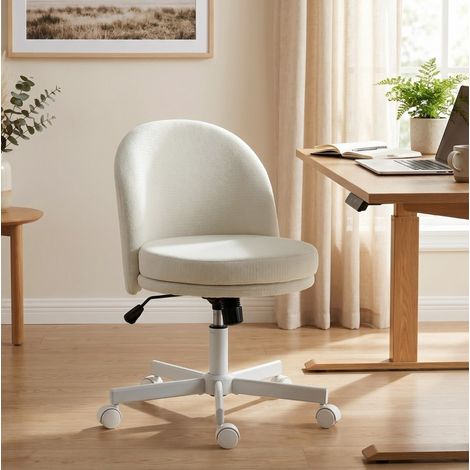 Sedia ufficio girevole regolabile con dondolo OKMYHOME (1/4)