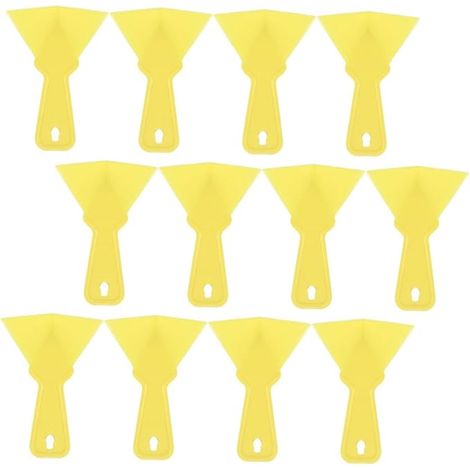 KOMBIUDA 12 pièces Outils pour Angles Intérieurs et Extérieurs Plastique Renforcé Couteaux à Mastic Ergonomiques pour Coins Poignée Confortable Pour Enduit et Nettoyage des Angles (1/5)