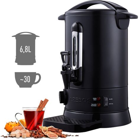 AREBOS Dispensador de Bebidas Calientes 20 L máquina de vino caliente 1650 W (1/5)