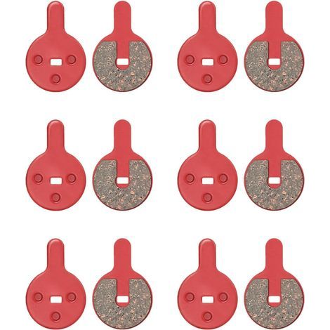 Set mit 12 Bremsbelägen für Elektroroller, Universal-Bremsbeläge kompatibel mit Kugoo Kukirin G2 Pro BOLI BB8 NOVELA YINXING BOLIDS, halbmetallische Harzbeläge (1/5)