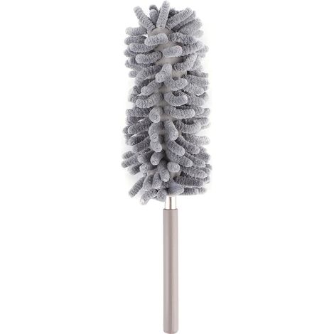 Plumero Retráctil de Microfibra Flexible 76cm, Mango Antideslizante y Lavable – Ideal para Limpieza del Hogar y Coche (1/5)