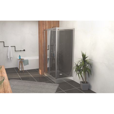 ONDEE - Cabina de ducha HYDRO DELLINE NOIRE 80X120 (1/5)