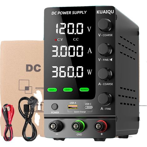 Stromversorgung, 32V Ausgang, einstellbare Spannung und Stromstärke, 120V 5A 360W, 220 V-b (1/2)