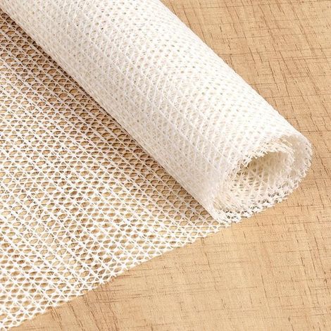 Rutschfeste Teppichunterlage, 120 x 200 cm, PVC – zuschneidbar, rutschfeste Matratzenauflage, multifunktionale Antirutschmatte für Teppiche (1/2)
