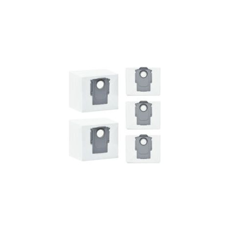 Bolsas para aspiradora de gran capacidad de 3 litros, paquete de 5, compatibles con Roborock S8+ S8 Pro Ultra S8 Maxv Ultra S7 MaxV Ultra S7 Max Ultra S7 Pro Ultra Q7 MAX Q7 MAX+ Q5+ G10s G10Pro G10s (1/5)