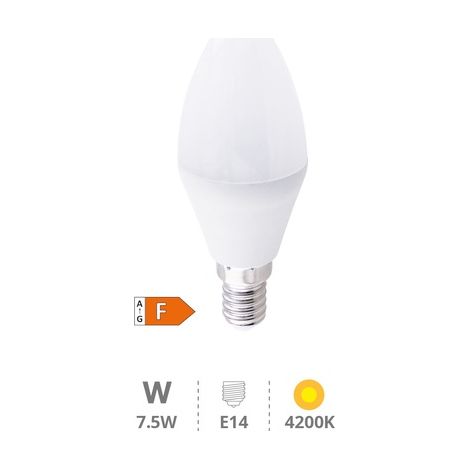 Bombilla LED Vela 7W E14 4200K